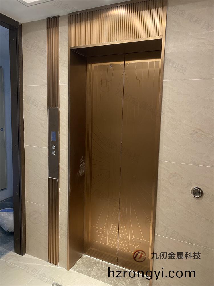 不鏽鋼(gang)蝕(shi)刻電梯門(men)闆(ban)裝(zhuang)飾